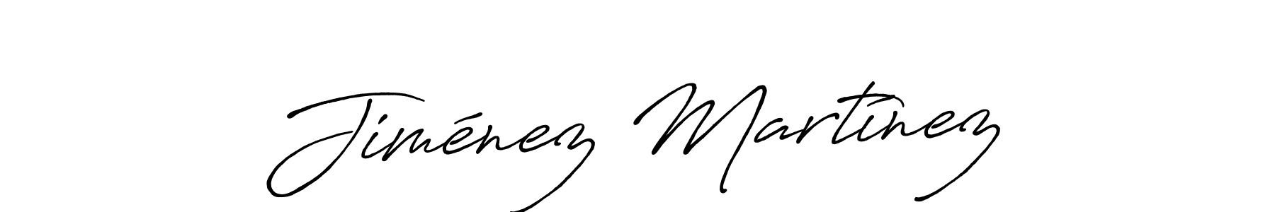 The best way (Antro_Vectra_Bolder) to make a short signature is to pick only two or three words in your name. The name Jiménez Martínez include a total of six letters. For converting this name. Jiménez Martínez signature style 7 images and pictures png