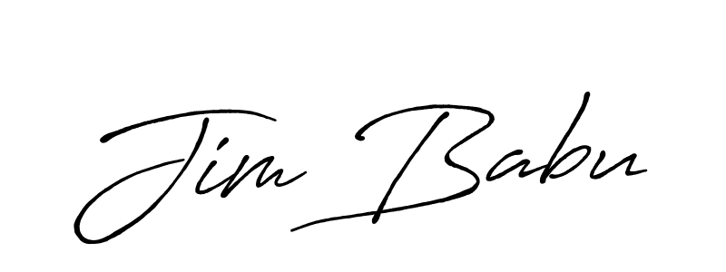 Once you've used our free online signature maker to create your best signature Antro_Vectra_Bolder style, it's time to enjoy all of the benefits that Jim Babu name signing documents. Jim Babu signature style 7 images and pictures png