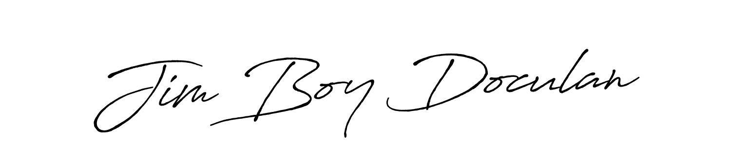 It looks lik you need a new signature style for name Jim Boy Doculan. Design unique handwritten (Antro_Vectra_Bolder) signature with our free signature maker in just a few clicks. Jim Boy Doculan signature style 7 images and pictures png