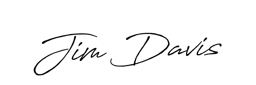 Similarly Antro_Vectra_Bolder is the best handwritten signature design. Signature creator online .You can use it as an online autograph creator for name Jim Davis. Jim Davis signature style 7 images and pictures png