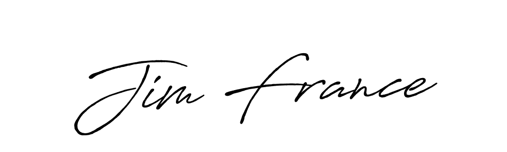 Antro_Vectra_Bolder is a professional signature style that is perfect for those who want to add a touch of class to their signature. It is also a great choice for those who want to make their signature more unique. Get Jim France name to fancy signature for free. Jim France signature style 7 images and pictures png