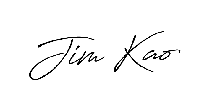 Make a beautiful signature design for name Jim Kao. Use this online signature maker to create a handwritten signature for free. Jim Kao signature style 7 images and pictures png
