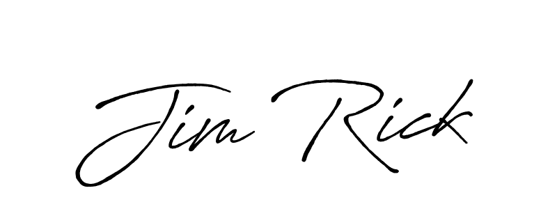 Make a short Jim Rick signature style. Manage your documents anywhere anytime using Antro_Vectra_Bolder. Create and add eSignatures, submit forms, share and send files easily. Jim Rick signature style 7 images and pictures png