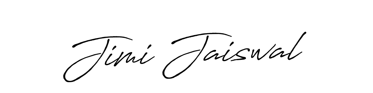 Similarly Antro_Vectra_Bolder is the best handwritten signature design. Signature creator online .You can use it as an online autograph creator for name Jimi Jaiswal. Jimi Jaiswal signature style 7 images and pictures png