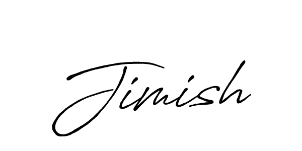 The best way (Antro_Vectra_Bolder) to make a short signature is to pick only two or three words in your name. The name Jimish include a total of six letters. For converting this name. Jimish signature style 7 images and pictures png