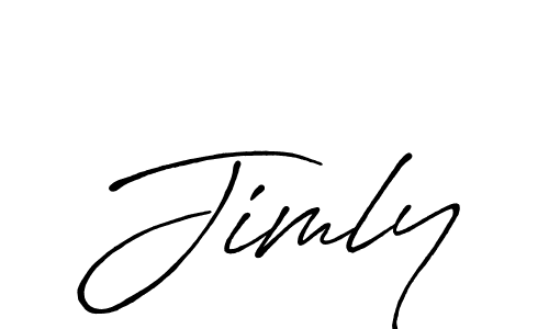 Design your own signature with our free online signature maker. With this signature software, you can create a handwritten (Antro_Vectra_Bolder) signature for name Jimly. Jimly signature style 7 images and pictures png