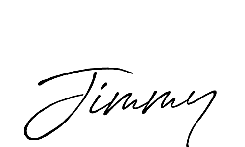 Jimmy stylish signature style. Best Handwritten Sign (Antro_Vectra_Bolder) for my name. Handwritten Signature Collection Ideas for my name Jimmy. Jimmy signature style 7 images and pictures png