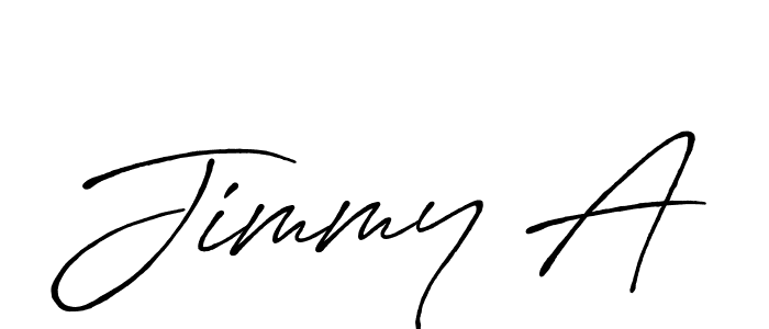 Design your own signature with our free online signature maker. With this signature software, you can create a handwritten (Antro_Vectra_Bolder) signature for name Jimmy A. Jimmy A signature style 7 images and pictures png