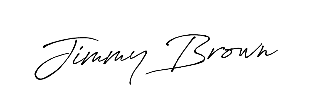 How to make Jimmy Brown name signature. Use Antro_Vectra_Bolder style for creating short signs online. This is the latest handwritten sign. Jimmy Brown signature style 7 images and pictures png