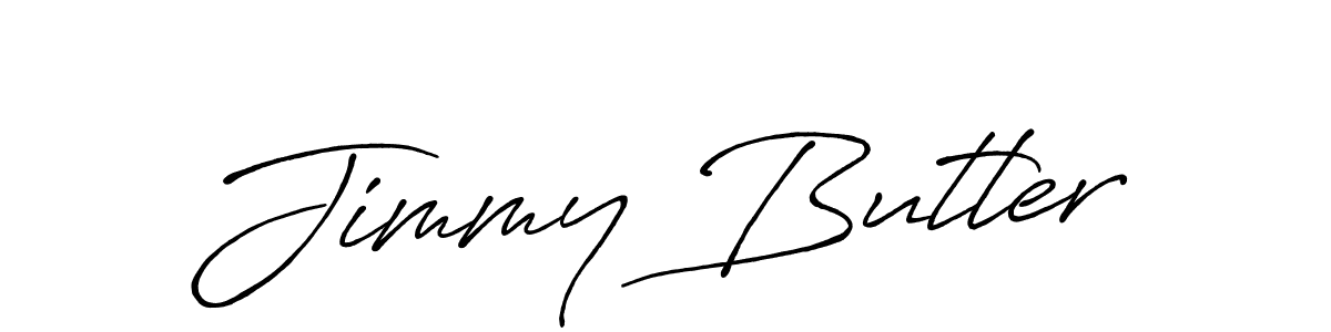 How to make Jimmy Butler name signature. Use Antro_Vectra_Bolder style for creating short signs online. This is the latest handwritten sign. Jimmy Butler signature style 7 images and pictures png