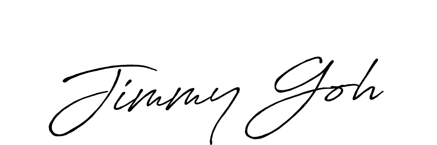 Make a beautiful signature design for name Jimmy Goh. With this signature (Antro_Vectra_Bolder) style, you can create a handwritten signature for free. Jimmy Goh signature style 7 images and pictures png
