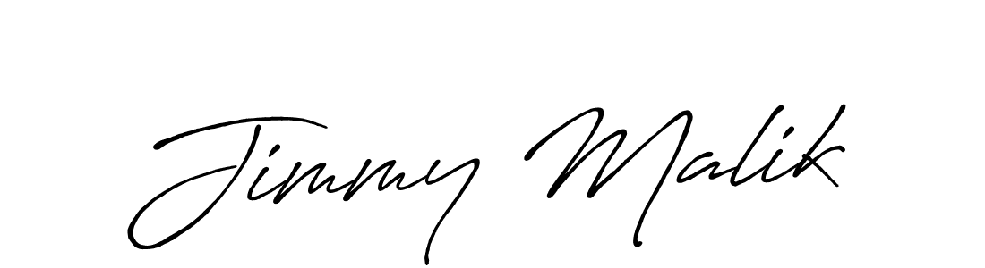 How to make Jimmy Malik name signature. Use Antro_Vectra_Bolder style for creating short signs online. This is the latest handwritten sign. Jimmy Malik signature style 7 images and pictures png