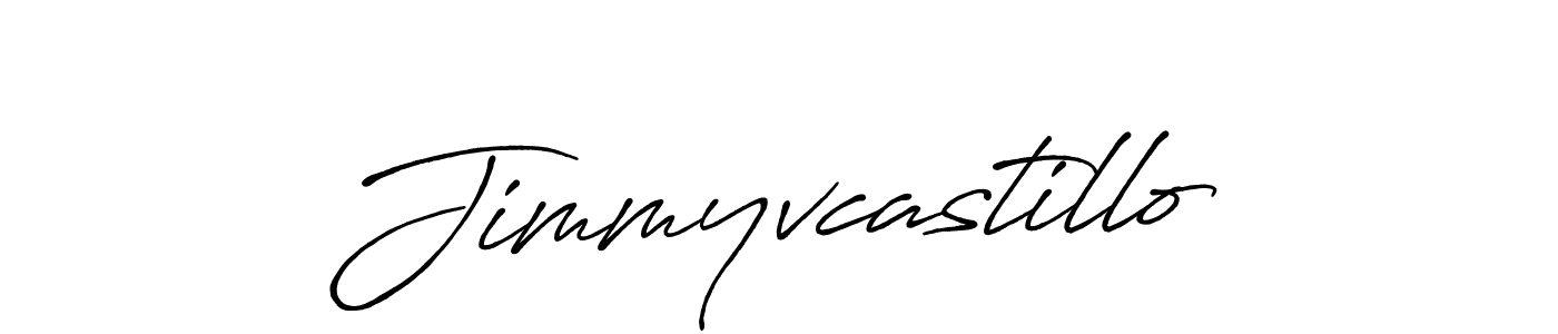 Jimmyvcastillo stylish signature style. Best Handwritten Sign (Antro_Vectra_Bolder) for my name. Handwritten Signature Collection Ideas for my name Jimmyvcastillo. Jimmyvcastillo signature style 7 images and pictures png