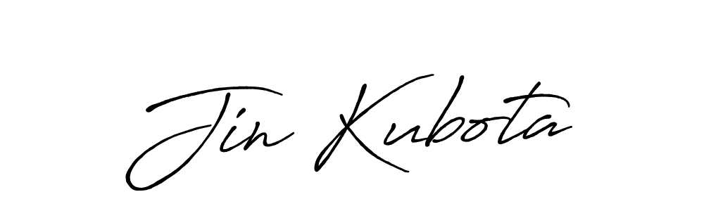 Use a signature maker to create a handwritten signature online. With this signature software, you can design (Antro_Vectra_Bolder) your own signature for name Jin Kubota. Jin Kubota signature style 7 images and pictures png