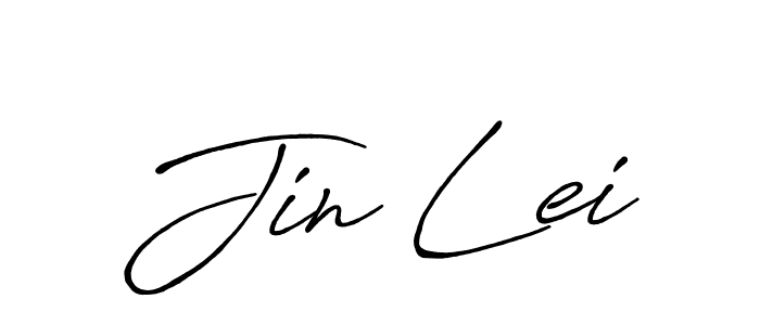 Once you've used our free online signature maker to create your best signature Antro_Vectra_Bolder style, it's time to enjoy all of the benefits that Jin Lei name signing documents. Jin Lei signature style 7 images and pictures png