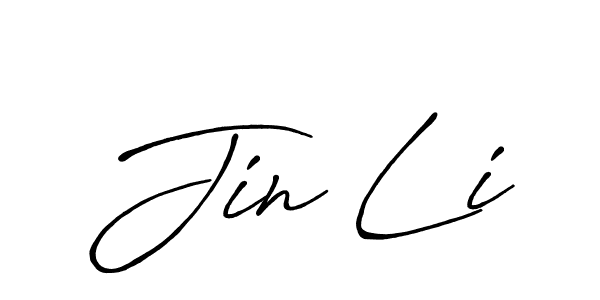 if you are searching for the best signature style for your name Jin Li. so please give up your signature search. here we have designed multiple signature styles  using Antro_Vectra_Bolder. Jin Li signature style 7 images and pictures png