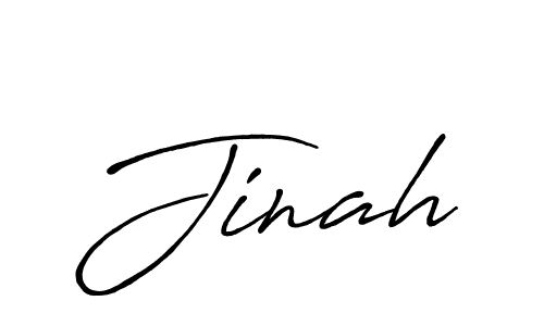 Use a signature maker to create a handwritten signature online. With this signature software, you can design (Antro_Vectra_Bolder) your own signature for name Jinah. Jinah signature style 7 images and pictures png