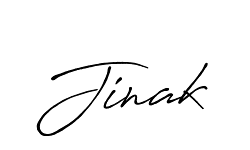 Make a beautiful signature design for name Jinak. Use this online signature maker to create a handwritten signature for free. Jinak signature style 7 images and pictures png