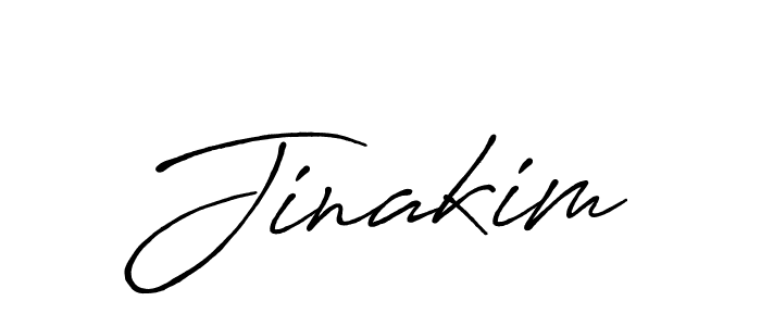 Also we have Jinakim name is the best signature style. Create professional handwritten signature collection using Antro_Vectra_Bolder autograph style. Jinakim signature style 7 images and pictures png