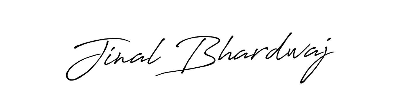 It looks lik you need a new signature style for name Jinal Bhardwaj. Design unique handwritten (Antro_Vectra_Bolder) signature with our free signature maker in just a few clicks. Jinal Bhardwaj signature style 7 images and pictures png