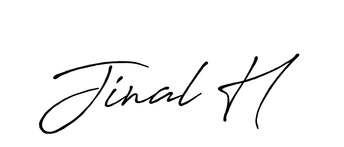 How to Draw Jinal H signature style? Antro_Vectra_Bolder is a latest design signature styles for name Jinal H. Jinal H signature style 7 images and pictures png