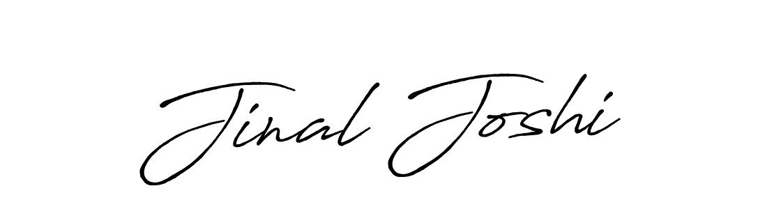 Use a signature maker to create a handwritten signature online. With this signature software, you can design (Antro_Vectra_Bolder) your own signature for name Jinal Joshi. Jinal Joshi signature style 7 images and pictures png