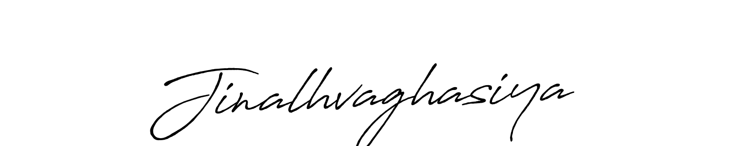 Design your own signature with our free online signature maker. With this signature software, you can create a handwritten (Antro_Vectra_Bolder) signature for name Jinalhvaghasiya. Jinalhvaghasiya signature style 7 images and pictures png