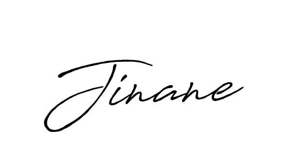 How to make Jinane signature? Antro_Vectra_Bolder is a professional autograph style. Create handwritten signature for Jinane name. Jinane signature style 7 images and pictures png