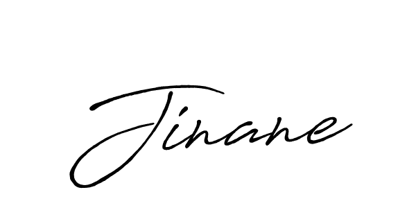 How to make Jinane signature? Antro_Vectra_Bolder is a professional autograph style. Create handwritten signature for Jinane name. Jinane signature style 7 images and pictures png