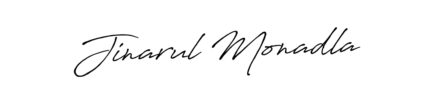 Once you've used our free online signature maker to create your best signature Antro_Vectra_Bolder style, it's time to enjoy all of the benefits that Jinarul Monadla name signing documents. Jinarul Monadla signature style 7 images and pictures png