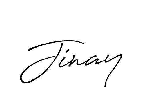 Also we have Jinay name is the best signature style. Create professional handwritten signature collection using Antro_Vectra_Bolder autograph style. Jinay signature style 7 images and pictures png