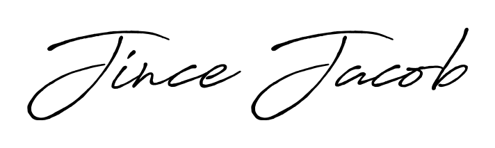 Best and Professional Signature Style for Jince Jacob. Antro_Vectra_Bolder Best Signature Style Collection. Jince Jacob signature style 7 images and pictures png