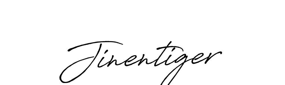 How to make Jinentiger signature? Antro_Vectra_Bolder is a professional autograph style. Create handwritten signature for Jinentiger name. Jinentiger signature style 7 images and pictures png