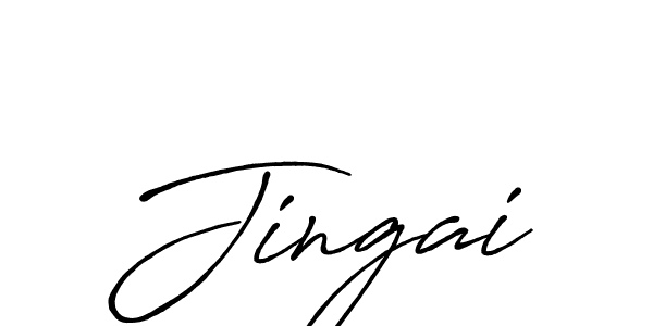 How to make Jingai name signature. Use Antro_Vectra_Bolder style for creating short signs online. This is the latest handwritten sign. Jingai signature style 7 images and pictures png