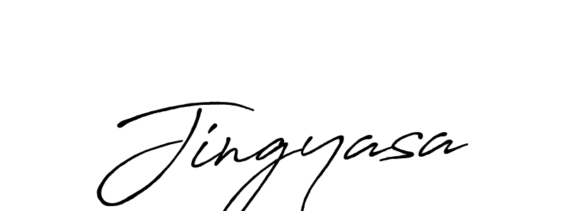 Design your own signature with our free online signature maker. With this signature software, you can create a handwritten (Antro_Vectra_Bolder) signature for name Jingyasa. Jingyasa signature style 7 images and pictures png