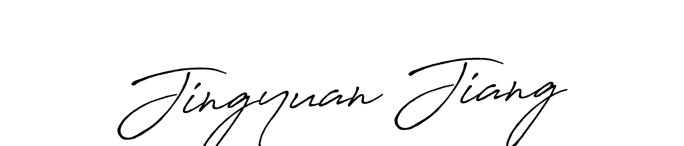 Also You can easily find your signature by using the search form. We will create Jingyuan Jiang name handwritten signature images for you free of cost using Antro_Vectra_Bolder sign style. Jingyuan Jiang signature style 7 images and pictures png