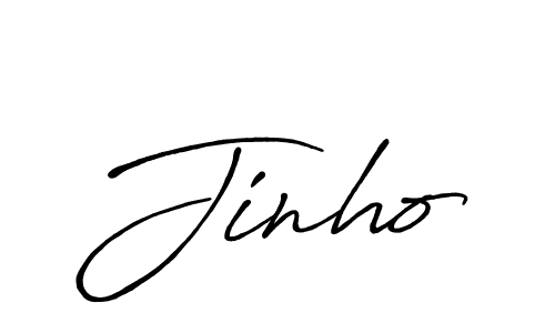 if you are searching for the best signature style for your name Jinho. so please give up your signature search. here we have designed multiple signature styles  using Antro_Vectra_Bolder. Jinho signature style 7 images and pictures png