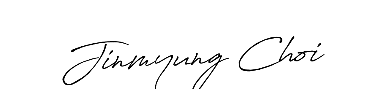 Use a signature maker to create a handwritten signature online. With this signature software, you can design (Antro_Vectra_Bolder) your own signature for name Jinmyung Choi. Jinmyung Choi signature style 7 images and pictures png