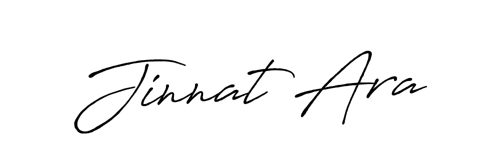 Create a beautiful signature design for name Jinnat Ara. With this signature (Antro_Vectra_Bolder) fonts, you can make a handwritten signature for free. Jinnat Ara signature style 7 images and pictures png