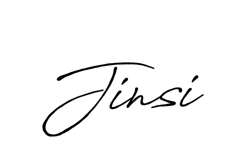 Use a signature maker to create a handwritten signature online. With this signature software, you can design (Antro_Vectra_Bolder) your own signature for name Jinsi. Jinsi signature style 7 images and pictures png