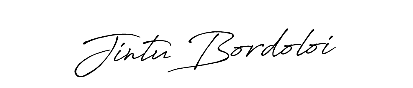 How to make Jintu Bordoloi signature? Antro_Vectra_Bolder is a professional autograph style. Create handwritten signature for Jintu Bordoloi name. Jintu Bordoloi signature style 7 images and pictures png