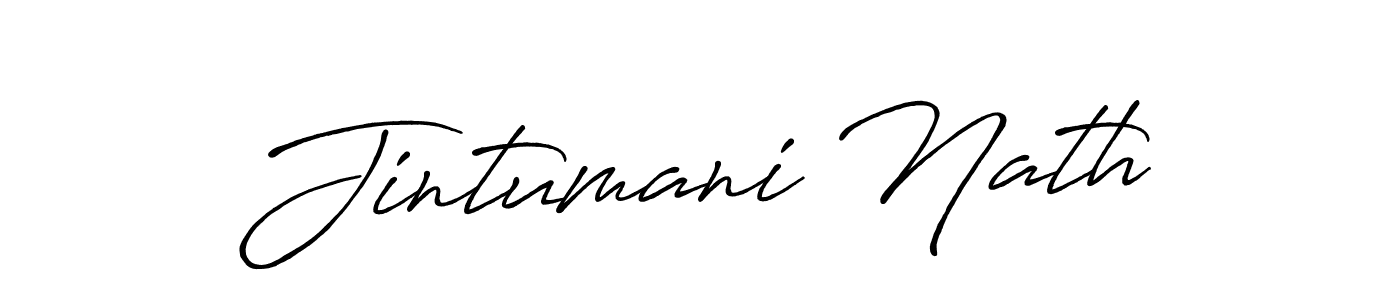 It looks lik you need a new signature style for name Jintumani Nath. Design unique handwritten (Antro_Vectra_Bolder) signature with our free signature maker in just a few clicks. Jintumani Nath signature style 7 images and pictures png