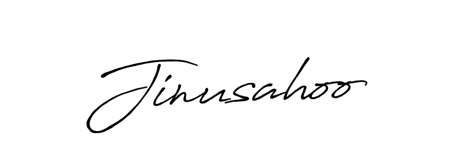 if you are searching for the best signature style for your name Jinusahoo. so please give up your signature search. here we have designed multiple signature styles  using Antro_Vectra_Bolder. Jinusahoo signature style 7 images and pictures png