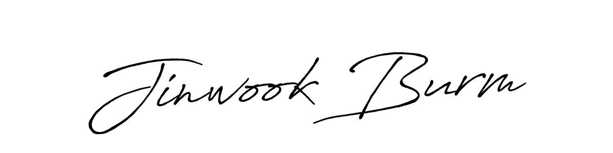 You should practise on your own different ways (Antro_Vectra_Bolder) to write your name (Jinwook Burm) in signature. don't let someone else do it for you. Jinwook Burm signature style 7 images and pictures png