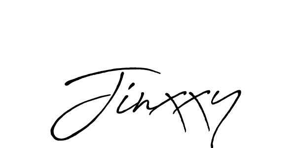 Make a beautiful signature design for name Jinxxy. With this signature (Antro_Vectra_Bolder) style, you can create a handwritten signature for free. Jinxxy signature style 7 images and pictures png
