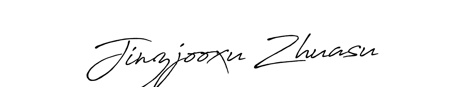 Make a beautiful signature design for name Jinzjooxu Zhuasu. With this signature (Antro_Vectra_Bolder) style, you can create a handwritten signature for free. Jinzjooxu Zhuasu signature style 7 images and pictures png