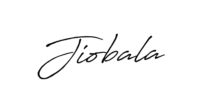 Create a beautiful signature design for name Jiobala. With this signature (Antro_Vectra_Bolder) fonts, you can make a handwritten signature for free. Jiobala signature style 7 images and pictures png