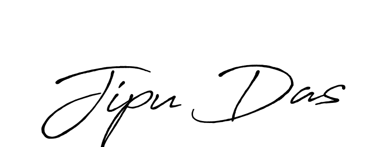 Design your own signature with our free online signature maker. With this signature software, you can create a handwritten (Antro_Vectra_Bolder) signature for name Jipu Das. Jipu Das signature style 7 images and pictures png