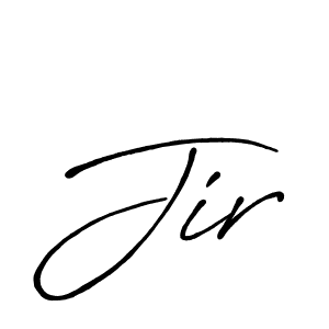 Also You can easily find your signature by using the search form. We will create Jir name handwritten signature images for you free of cost using Antro_Vectra_Bolder sign style. Jir signature style 7 images and pictures png