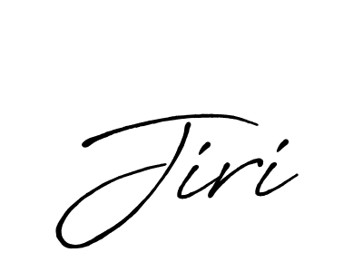 Create a beautiful signature design for name Jiri. With this signature (Antro_Vectra_Bolder) fonts, you can make a handwritten signature for free. Jiri signature style 7 images and pictures png